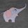 Aufnäher süßer Elefant Patch
