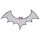 Aufnäher Fledermaus rote Augen Patch