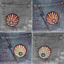Patch Om sunbeams embroidered patch