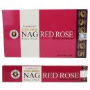 Golden Nag Räucherstäbchen Rote Rose Duftmischung
