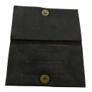 Tobacco pouch made of smooth leather - gray-dark -...