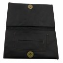 Tobacco pouch made of smooth leather - brown-dark -...