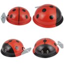 Tin toy ladybug beetle wind-up beetle
