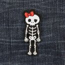 Patch - Skeleton with bow - red