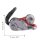 Tin toy cat grey with ball rolling cat kitten tin cat