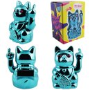 Glückskatze Angry Cat Maneki-neko Stinkefinger...