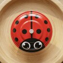 Tin toy spinning top ladybug beetle table spinning top hand spinning top
