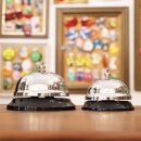 Table bell chrome-plated office bell reception bell desk bell