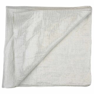 Cotton scarf lurex silver 100x100cm light neckerchief square scarf scarf