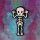 Patch - Bold Skeleton - black-white