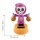 Solar wobble figure skeleton pink pumpkin Halloween scary solar figure