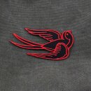 Patch - Swallow - black red -->
