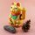 Lucky cat made of ceramic - Maneki Neko - Waving cat - 17 cm - gold