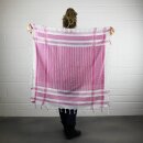 Kufiya - white - pink - Shemagh - Arafat scarf