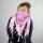 Kufiya - white - pink - Shemagh - Arafat scarf