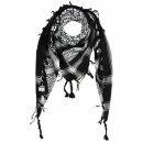 Kufiya - black - white - Shemagh - Arafat scarf