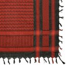 Kufiya - black - red - Shemagh - Arafat scarf