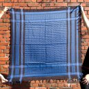 Kufiya - black - blue - Shemagh - Arafat scarf