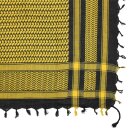 Kufiya - black - yellow - Shemagh - Arafat scarf