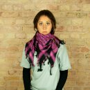 Palituch - schwarz - pink - Kufiya PLO Tuch