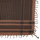Kufiya - brown - black - Shemagh - Arafat scarf