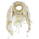 Kufiya - white - brown-beige - Shemagh - Arafat scarf