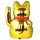 Lucky cat - Maneki Neko - Waving cat - 40 cm - gold