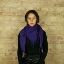 Kufiya - purple - purple - Shemagh - Arafat scarf