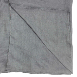 Baumwolltuch - grau - dunkelgrau - quadratisches Tuch