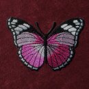 Patch - Butterfly - rose-black-white