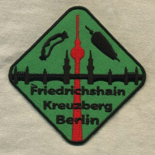 Aufnäher - Berlin - Friedrichshain Kreuzberg - Patch