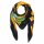 Cotton scarf - SKA - black - tiedye - squared kerchief