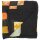 Baumwolltuch - SKA - schwarz - tiedye - quadratisches Tuch