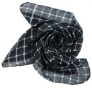 Cotton Scarf - Checks 2 - squared kerchief