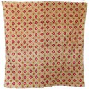 Cotton scarf - 70´s rhombus pattern 1 - squared kerchief