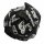 Cotton Scarf - Skulls 1 black - white - squared kerchief
