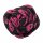 Cotton scarf - Skulls 1 pink - white - squared kerchief