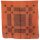 Baumwolltuch - Palituch Motiv 1 mandarin - schwarz - quadratisches Tuch