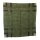 Baumwolltuch - Palituch Motiv 2 schwarz - senfgrün - quadratisches Tuch