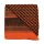 Cotton Scarf - Kufiya pattern 3 mandarin - black - squared kerchief
