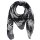 Cotton scarf - cannabis leaf big - squared kerchief