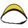 Visor Cap - Retro shield cap - 80s Poker baseball cap yellow-black