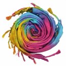 Kufiya - colourful-batik-tiedye 03 - Rainbow Spiral -...