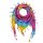 Palituch - bunt-batik-tiedye 03 - Rainbow Spiral - Kufiya PLO Tuch