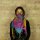 Kufiya - colourful-batik-tiedye 03 - Rainbow Spiral - Shemagh - Arafat scarf