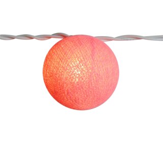 Light chain ball - Cocoon - pink