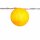 Lichterkettenkugel - Cocoon Kugel - gelb