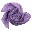 Cotton scarf - fawn Lurex silver - squared kerchief