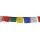 Tibetan prayer flags - 8 cm wide - black lettering - 5 reel set