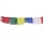 Tibetan prayer flags - 15 cm wide - black lettering - 5 reel set